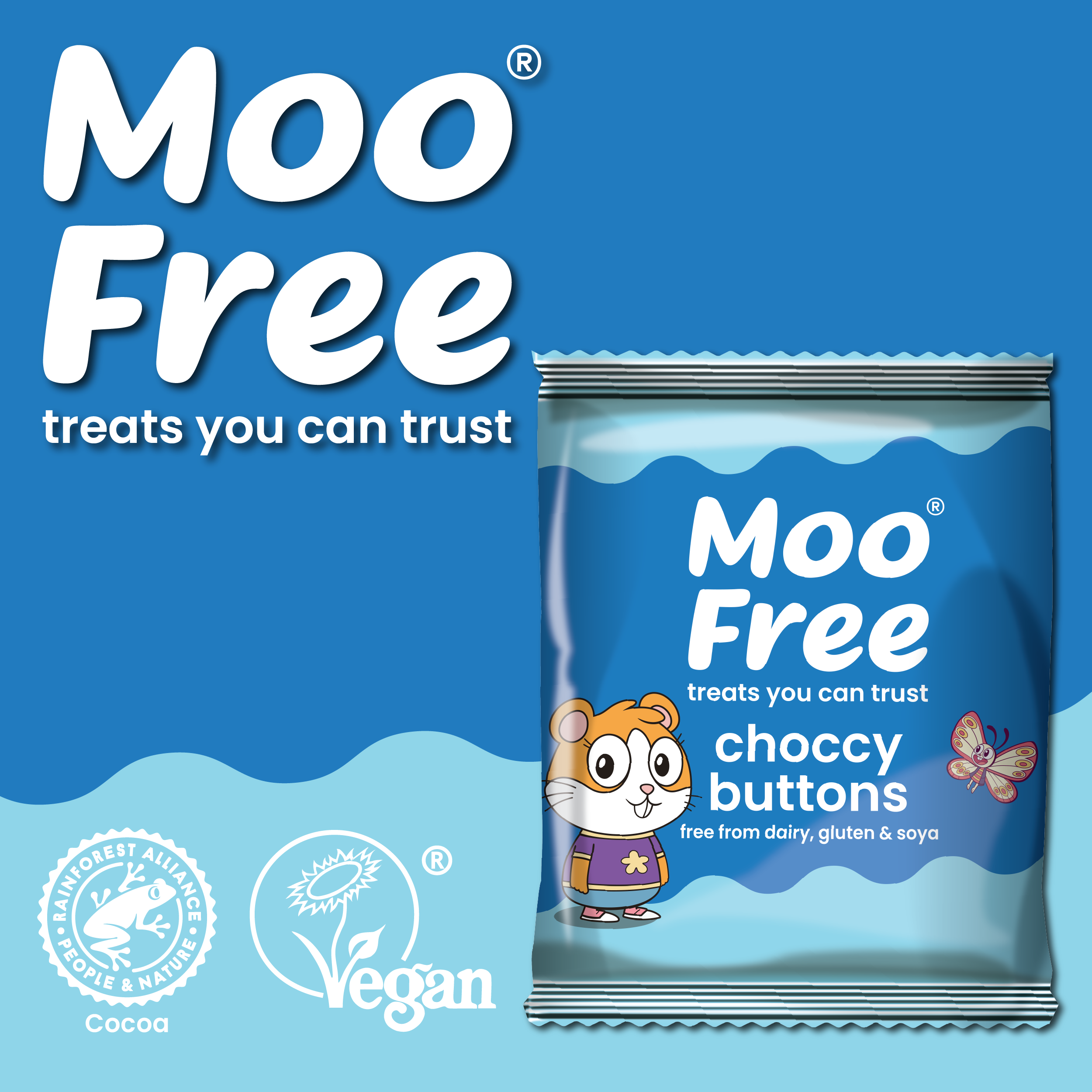 Buttons: Dairy Free &amp; Vegan Milk Chocolate Buttons (25g)
