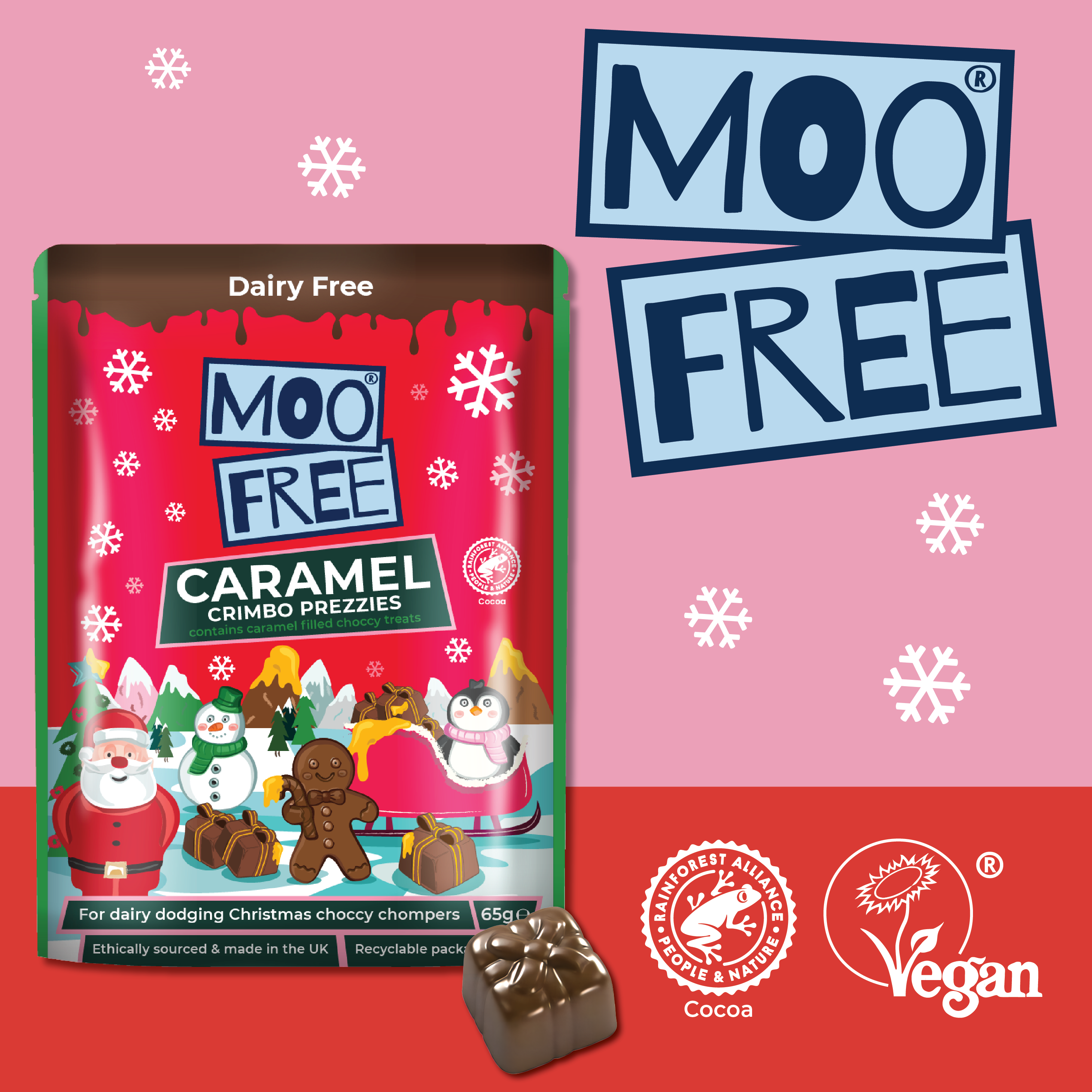 Christmas: Caramel  Filled Crimbo Prezzies 65g
