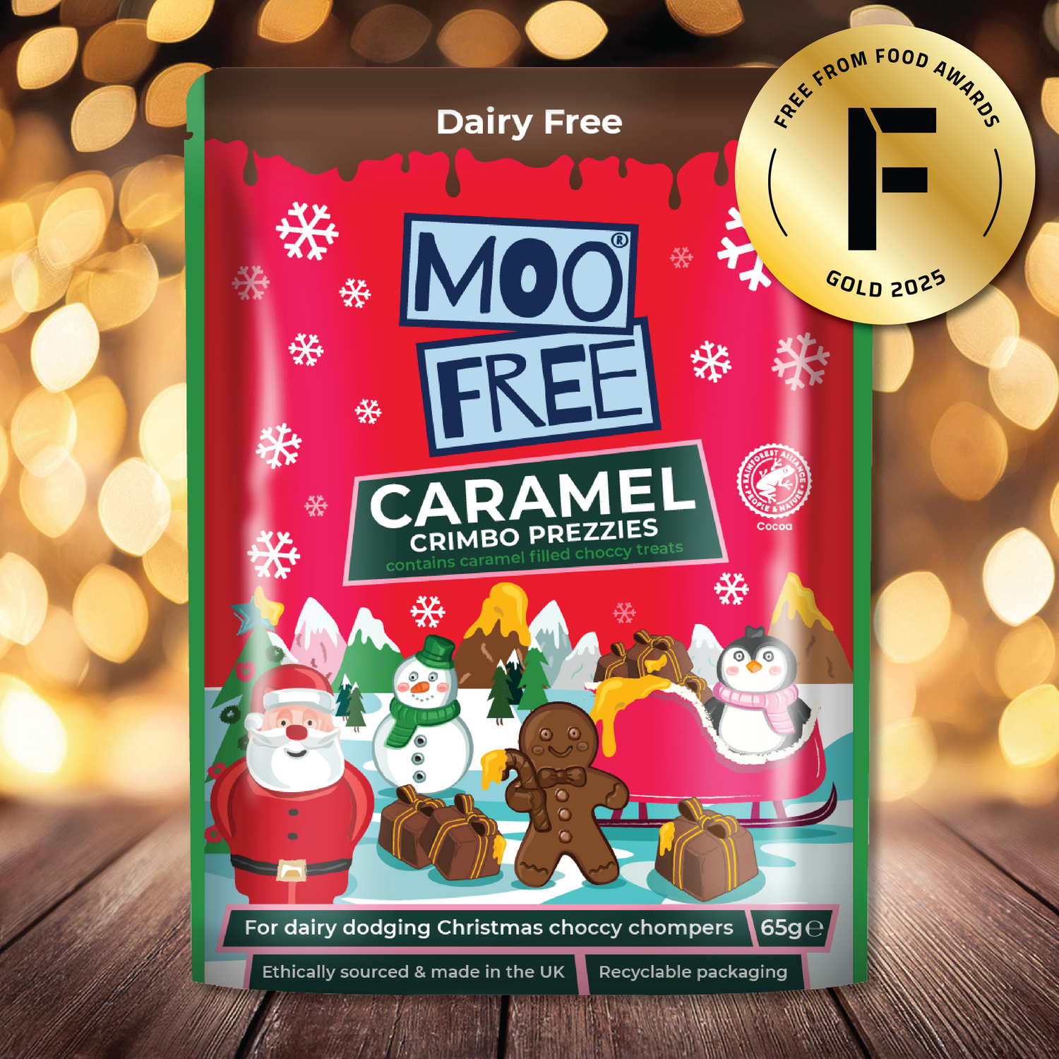 Christmas: Caramel  Filled Crimbo Prezzies 65g