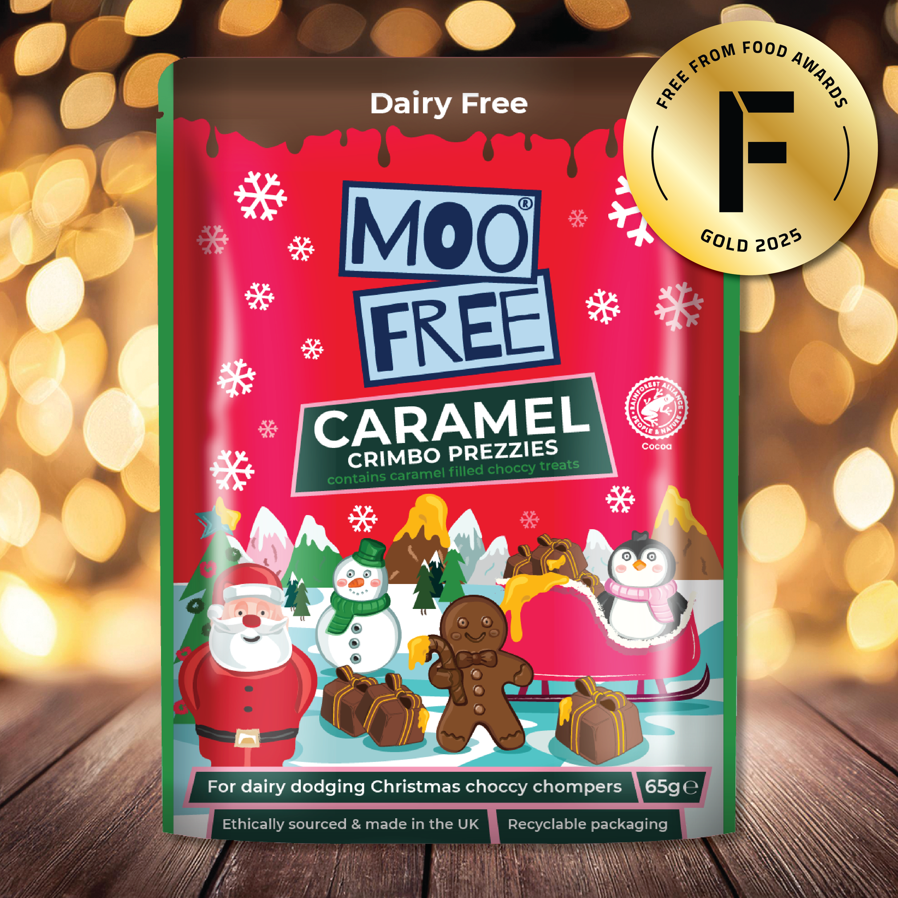 Christmas: Caramel  Filled Crimbo Prezzies 65g