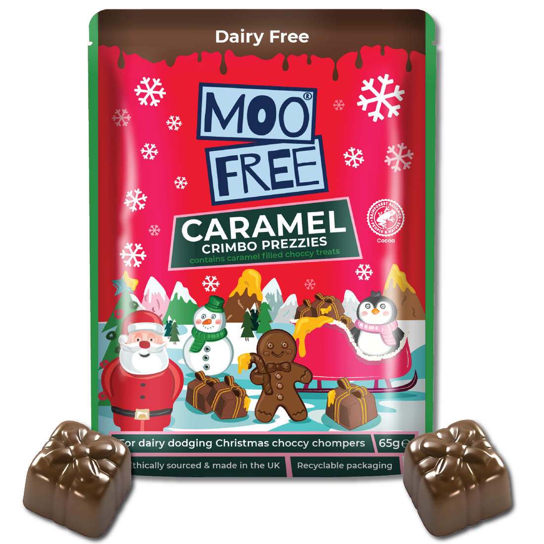 Christmas: Caramel  Filled Crimbo Prezzies 65g