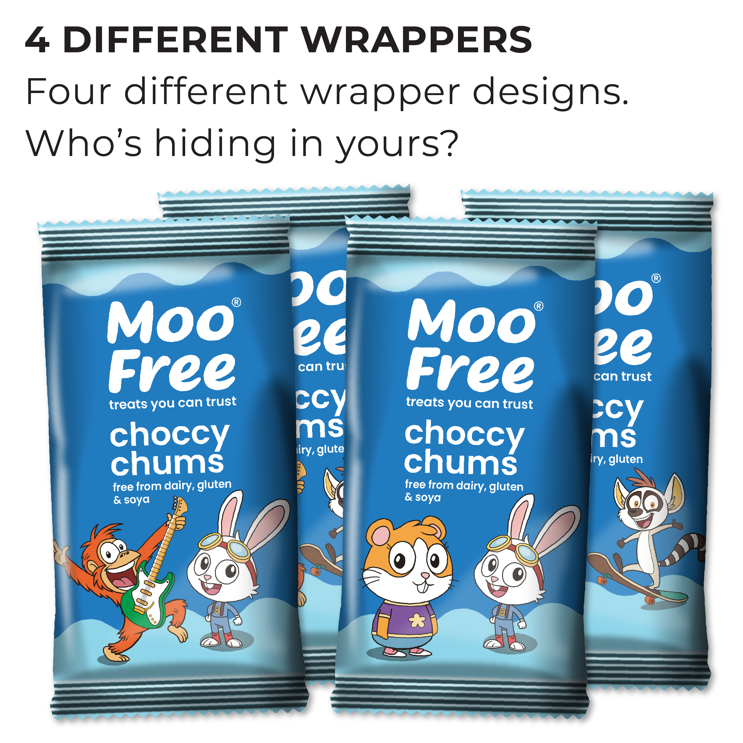 Dairy Free &amp; Vegan, Choccy Chum Surprises Bars (20g)