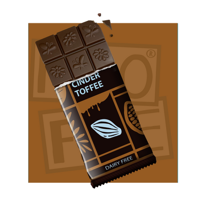 PREMIUM BAR: Organic, Dairy Free &amp; Vegan Cinder Toffee