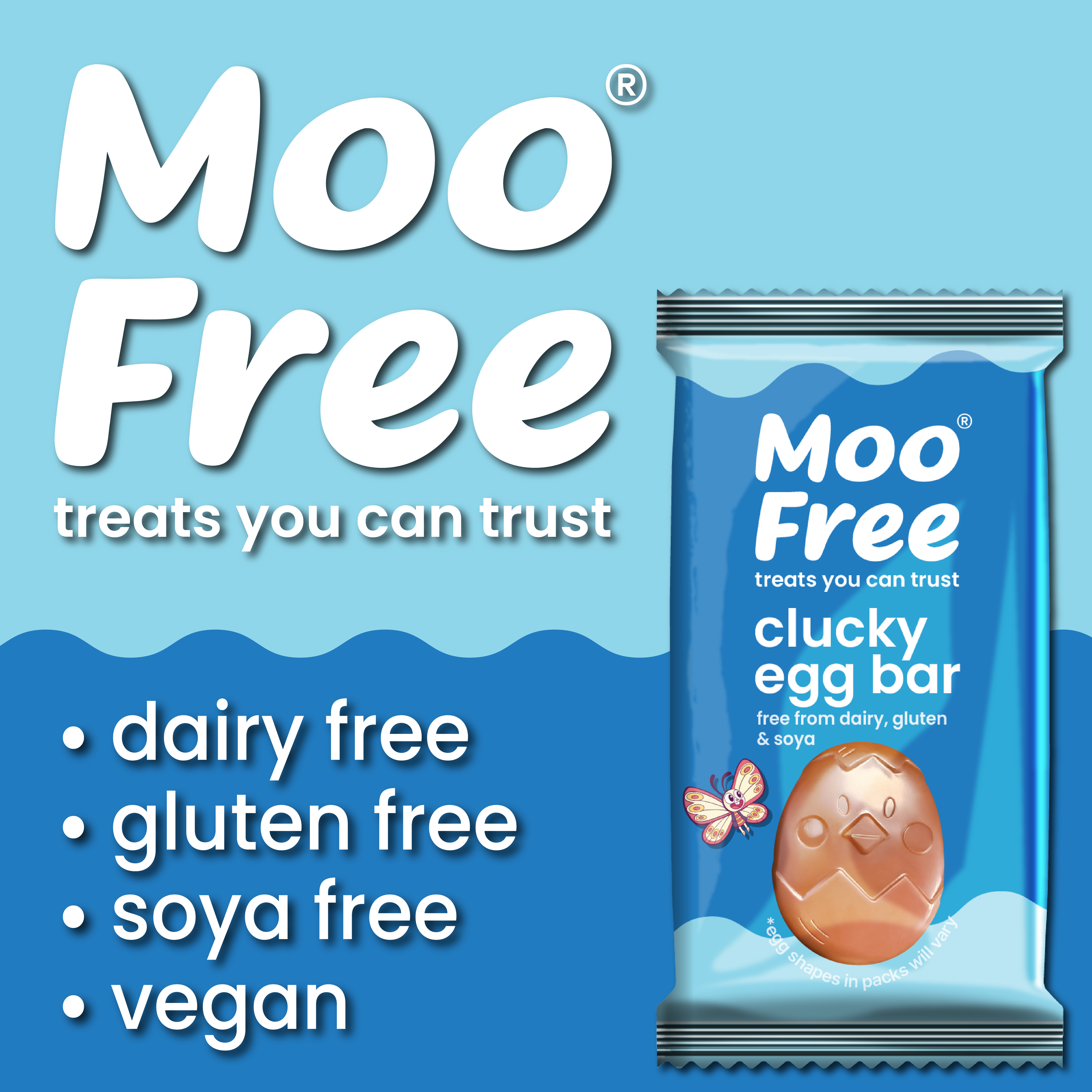 Easter: Free-From &amp; Vegan Easter Egg Bars (15g)