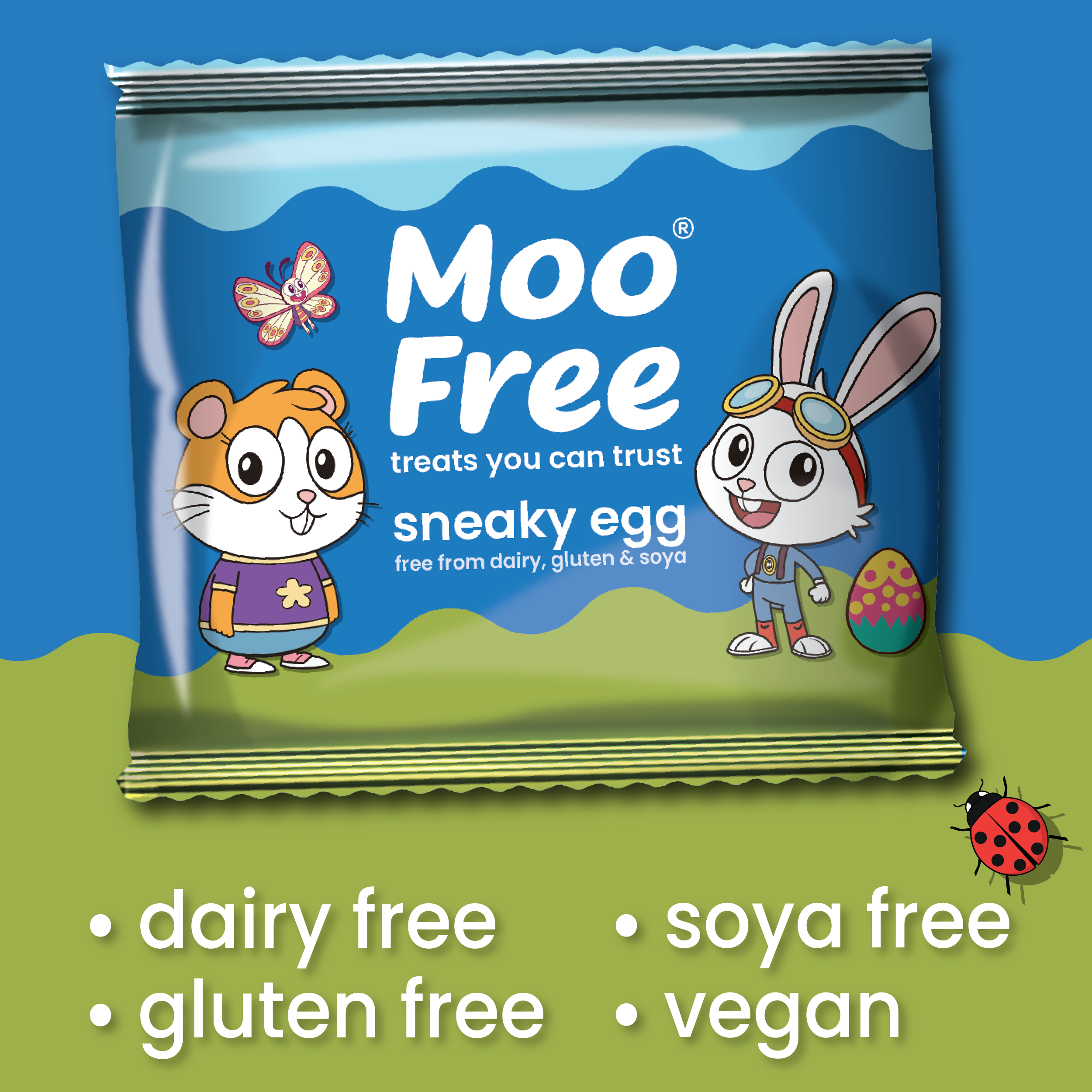 Easter: 20 x Free-From &amp; Vegan Easter Egg Hunt Eggs Party Pack (15g)