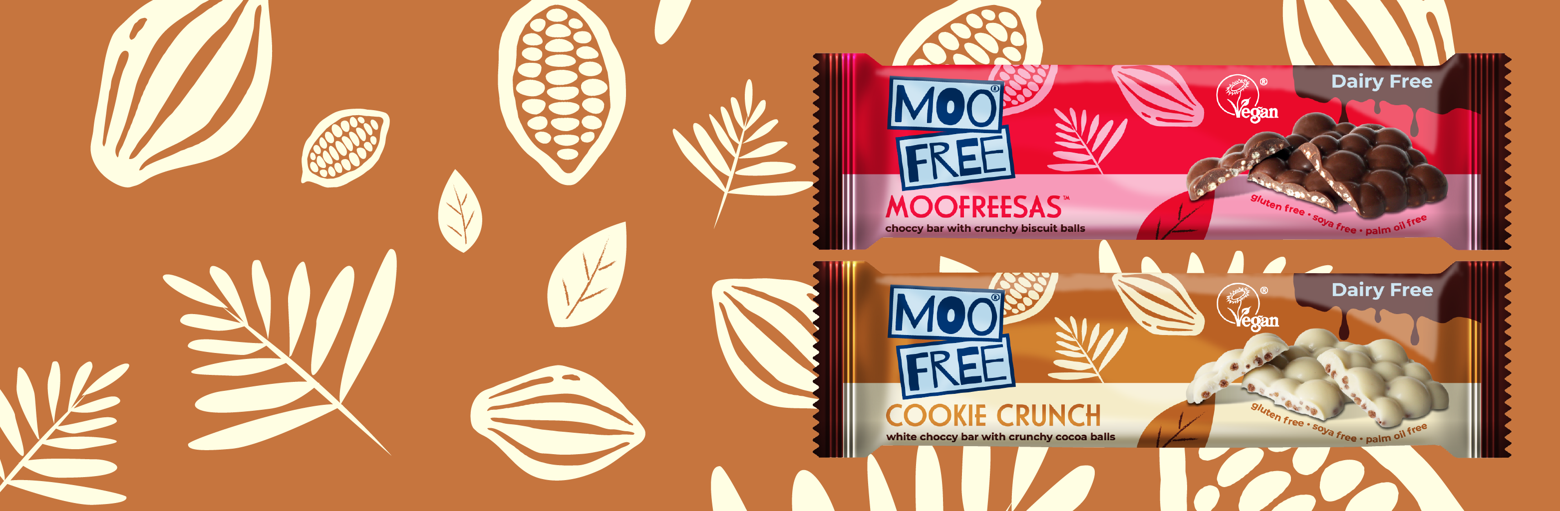 new free-from and vegan chocolate bars by moo free