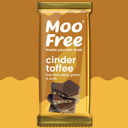 Large Bars: Dairy Free &amp; Vegan Cinder Toffee Chocolate Bar (80g) x 2