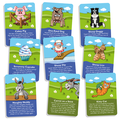 penned in animal card game cards