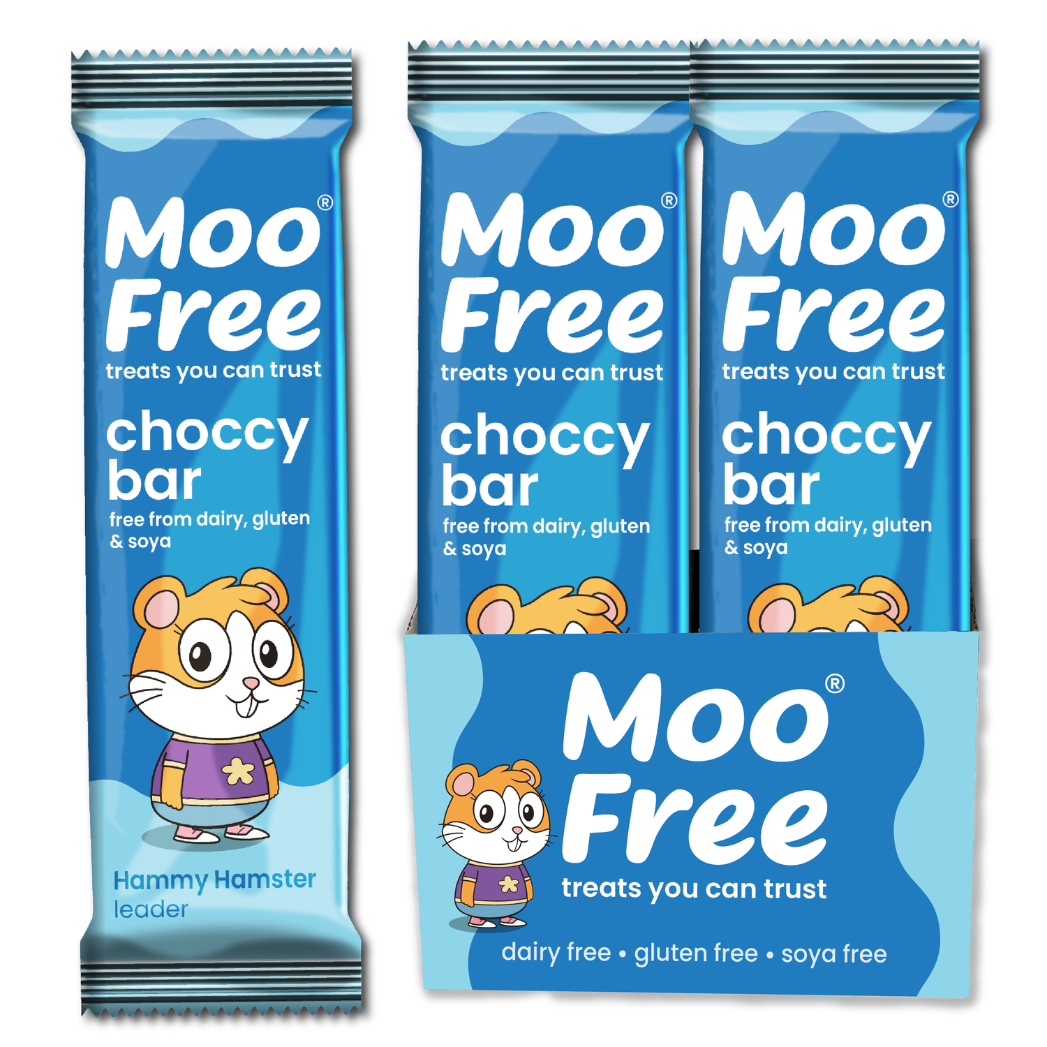 Mini Moo: Dairy Free &amp; Vegan Milk Chocolate Bars (20g)