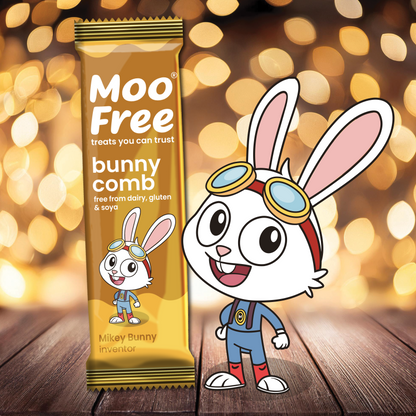 Mini Moo: Dairy Free &amp; Vegan Bunnycomb Bars (20g)