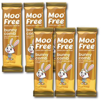 Mini Moo: Dairy Free &amp; Vegan Bunnycomb Bars (20g)