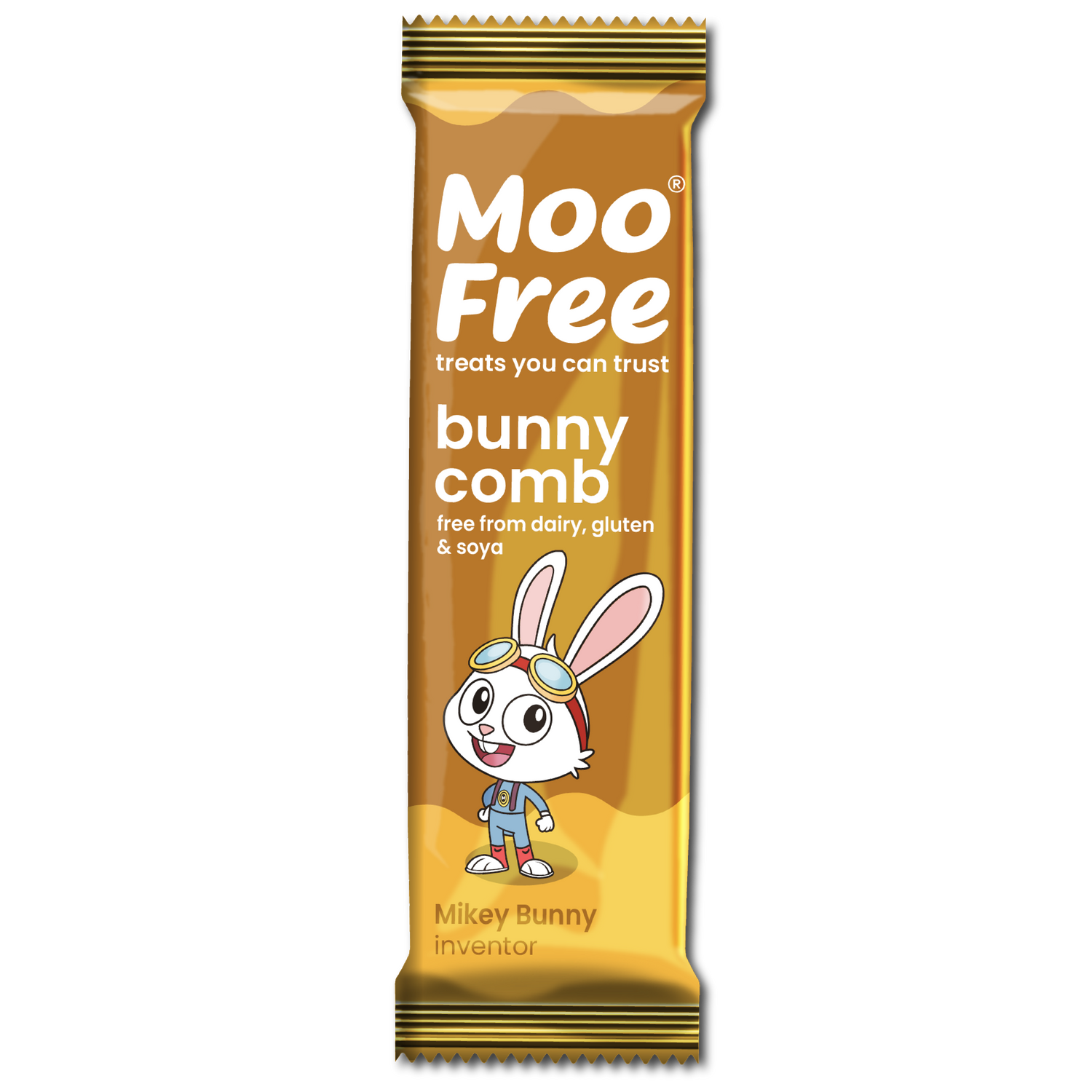 Mini Moo: Dairy Free &amp; Vegan Bunnycomb Bars (20g)