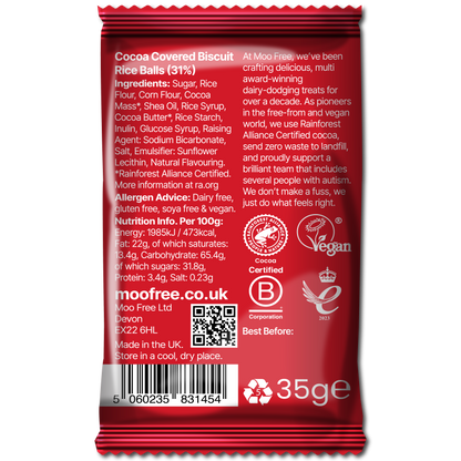 Choccy Rocks: Dairy Free &amp; Vegan Moofreesas (35g)