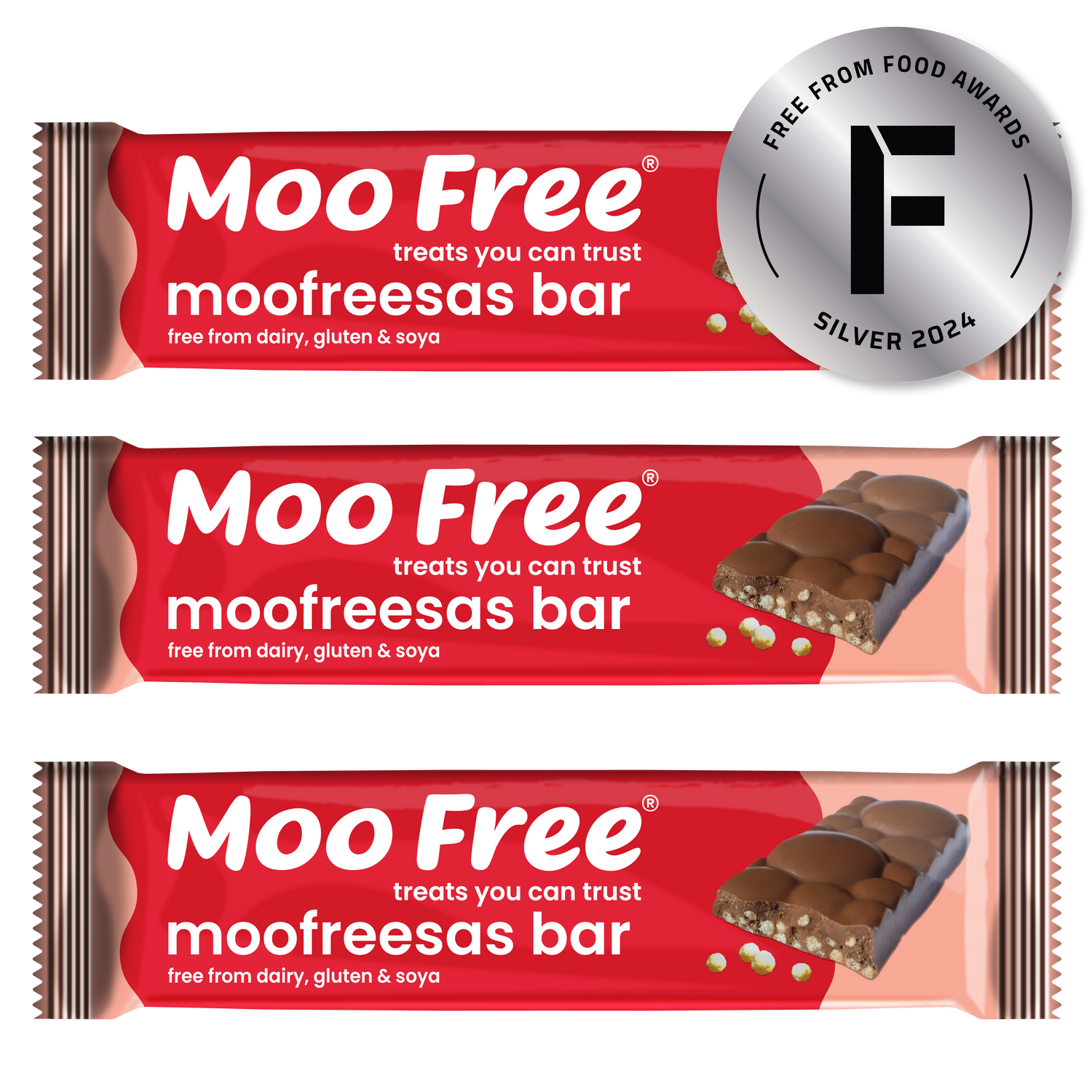 Snack Bars: Dairy Free &amp; Vegan Moofreesas Chocolate Bars (35g)