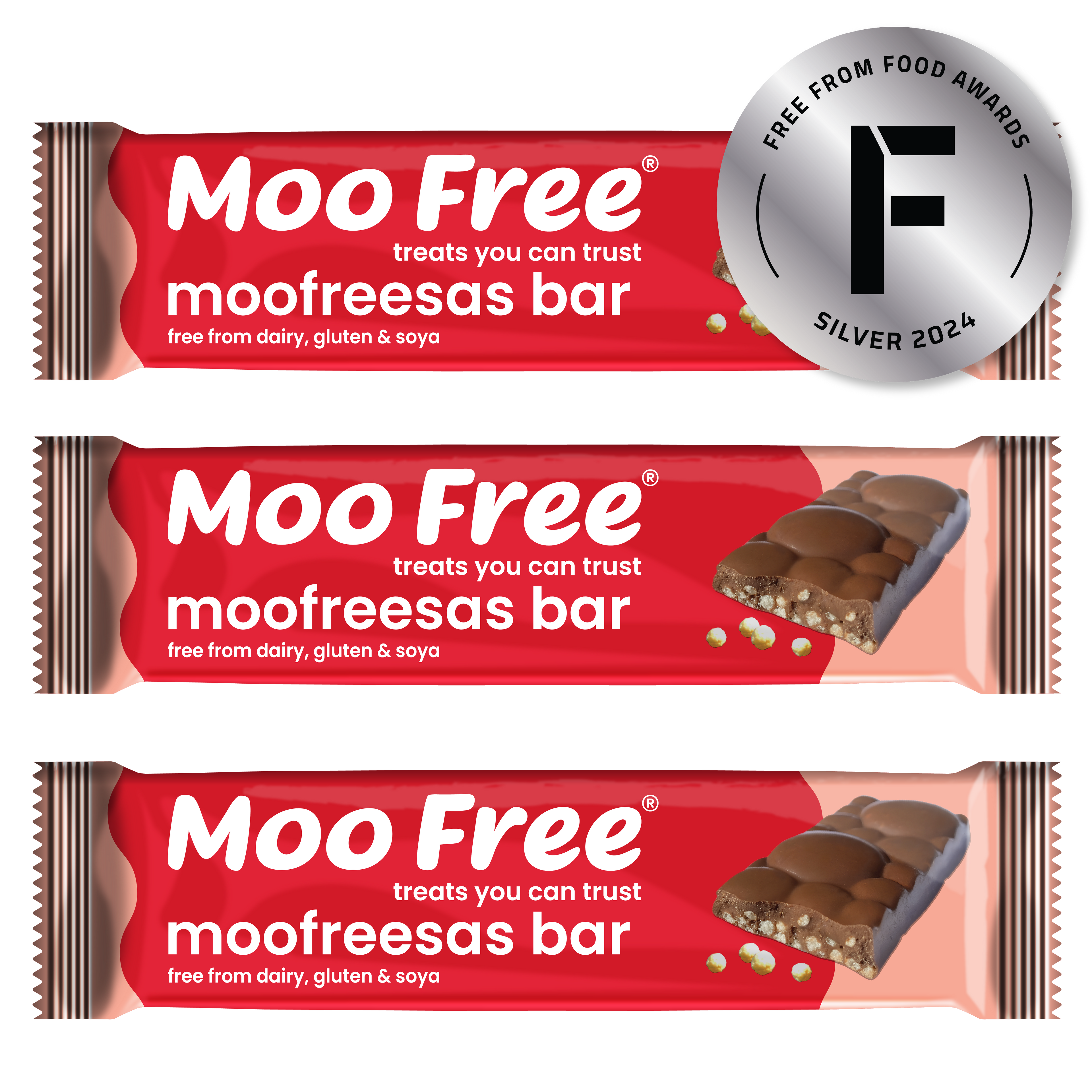 Snack Bars: Dairy Free &amp; Vegan Moofreesas Chocolate Bars (35g)