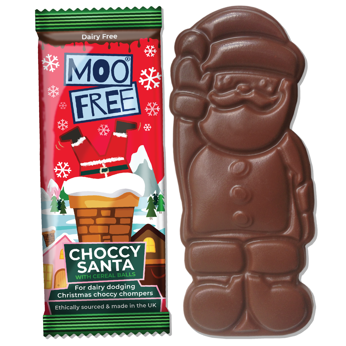 Christmas: Santa Bar With Cereal Balls x 6