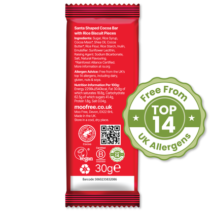 Christmas: Moofreesas Santa Bars (30g) x 6