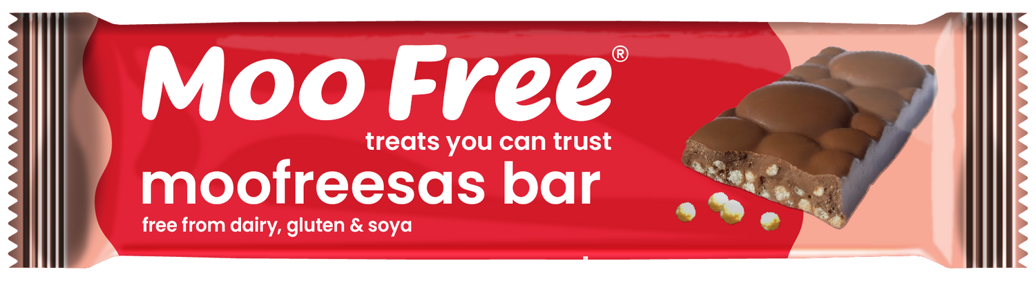 Snack Bars: Dairy Free &amp; Vegan Moofreesas Chocolate Bars (35g) **SHORT DATED 31/07/2026**