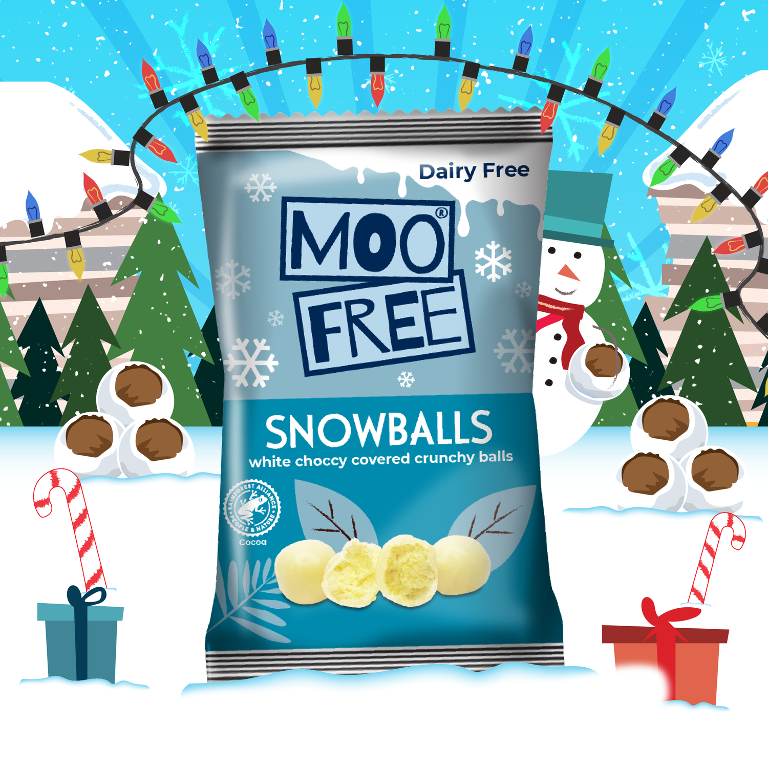 Christmas: White Choccy Snowballs x 3