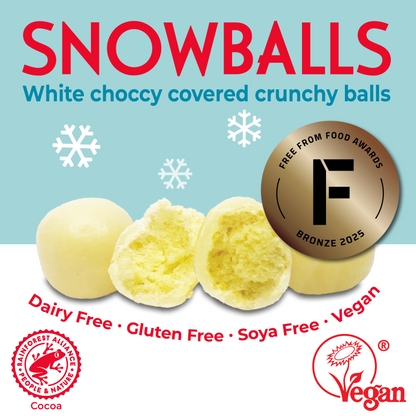 Christmas: White Choccy Snowballs x 3
