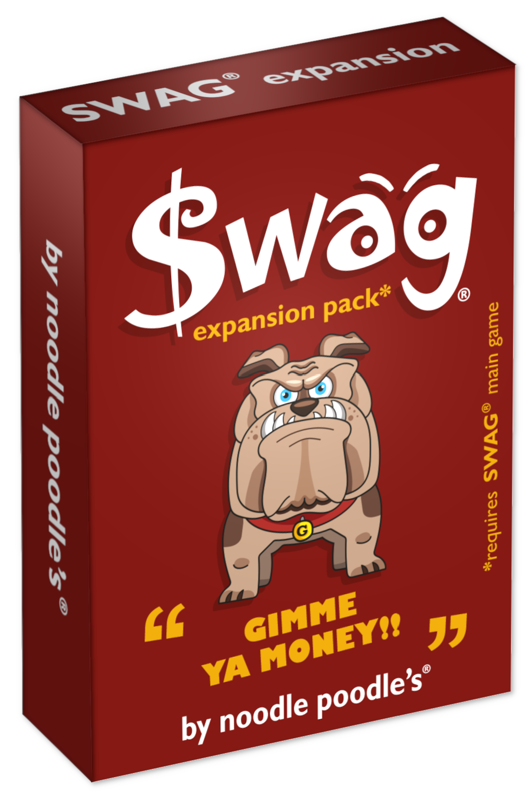 Ethical Game: SWAG &quot;Gimme Ya Money&quot; - expansion pack card game (20% OFF!)