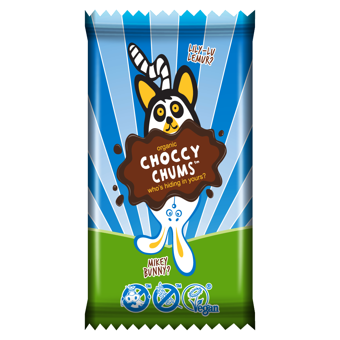 Dairy Free &amp; Vegan, Organic Choccy Chum Surprise 10 Pack