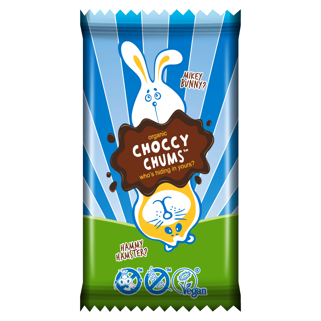 Dairy Free &amp; Vegan, Organic Choccy Chum Surprise 10 Pack