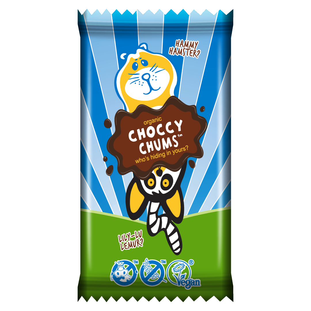 Dairy Free &amp; Vegan, Organic Choccy Chum Surprise 10 Pack