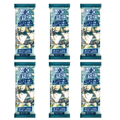 dairy free vegan haloween chocolate white fizzy bars kids children