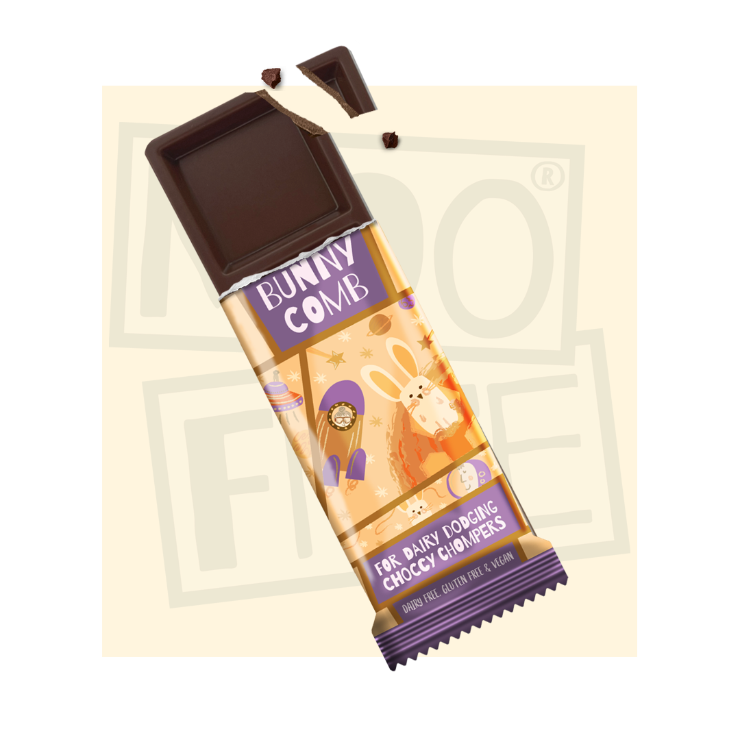 dairy free vegan honeycomb chocolate bar uk