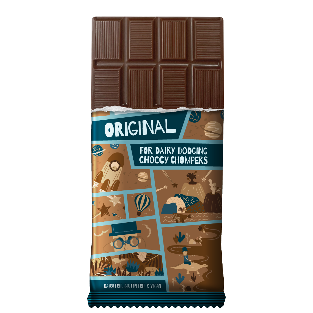 dairy free vegan milk chocolate bar big UK