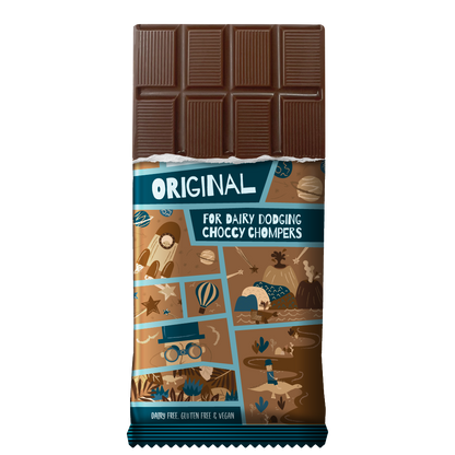 dairy free vegan milk chocolate bar big UK