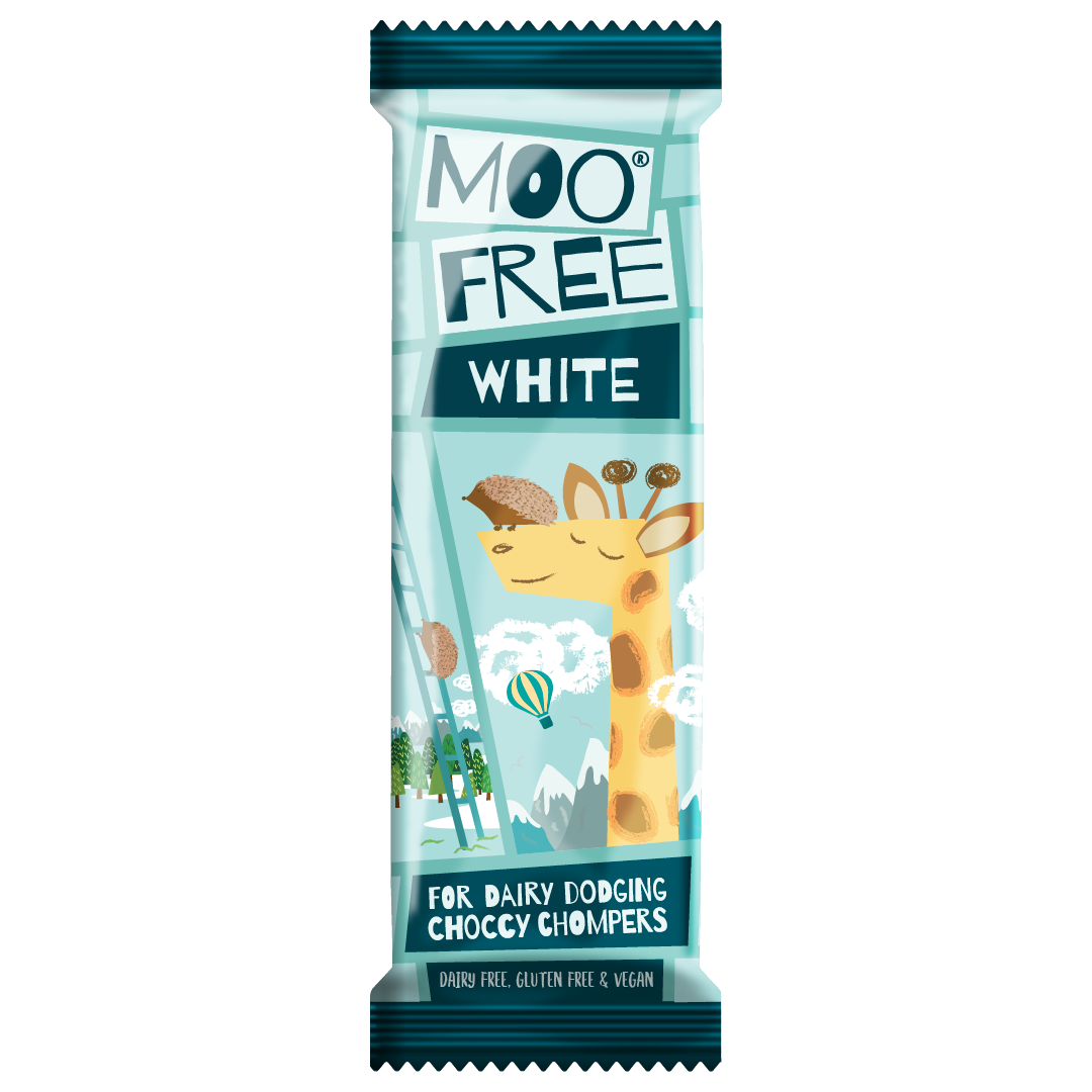vegan and dairy free white chocolate bar